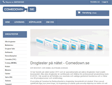 Tablet Screenshot of comedown.se
